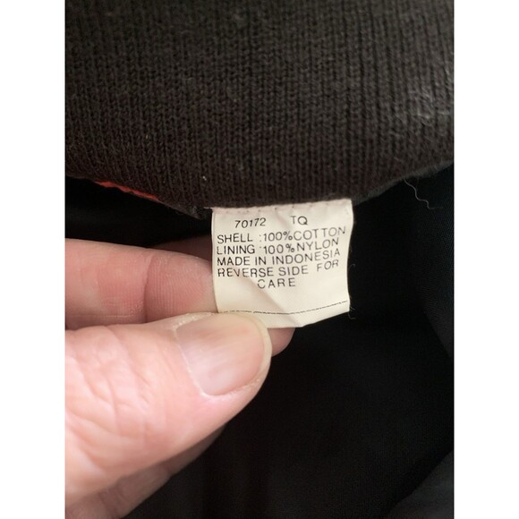 Vintage Wrangler Brushpopper Jacket Western Aztec Blue Mens M 90s Southwestern - Picture 13 of 16